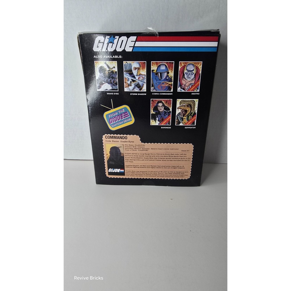 Hasbro GI Joe Snake Eyes PCS Collectible 8" Statue 2020 Brand New NRFB Great - Picture 3 of 6